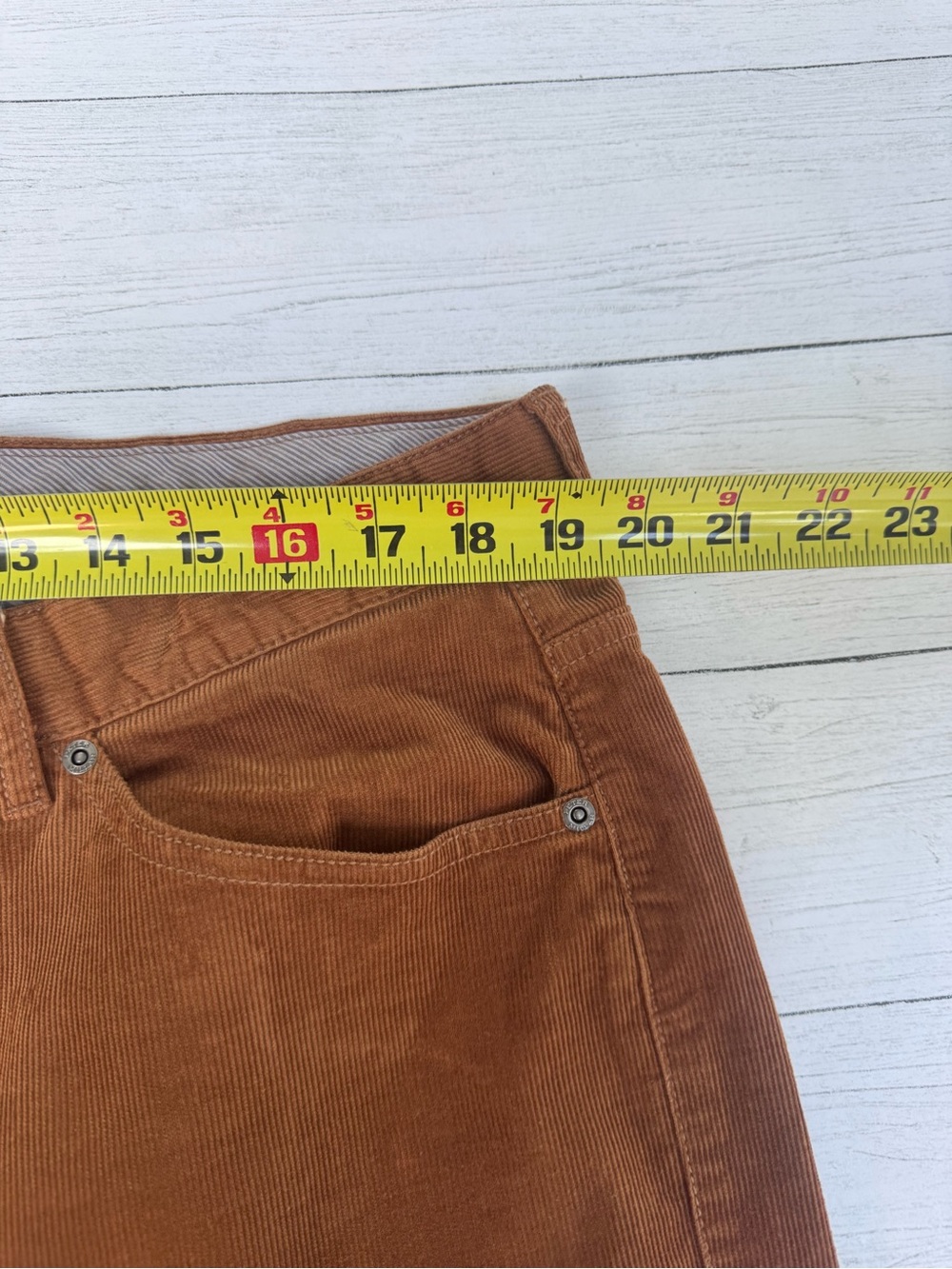 Peter Millar Brown Corduroy Pants Men’s Size 38 Straight Leg Inseam 24” - Picture 4 of 9